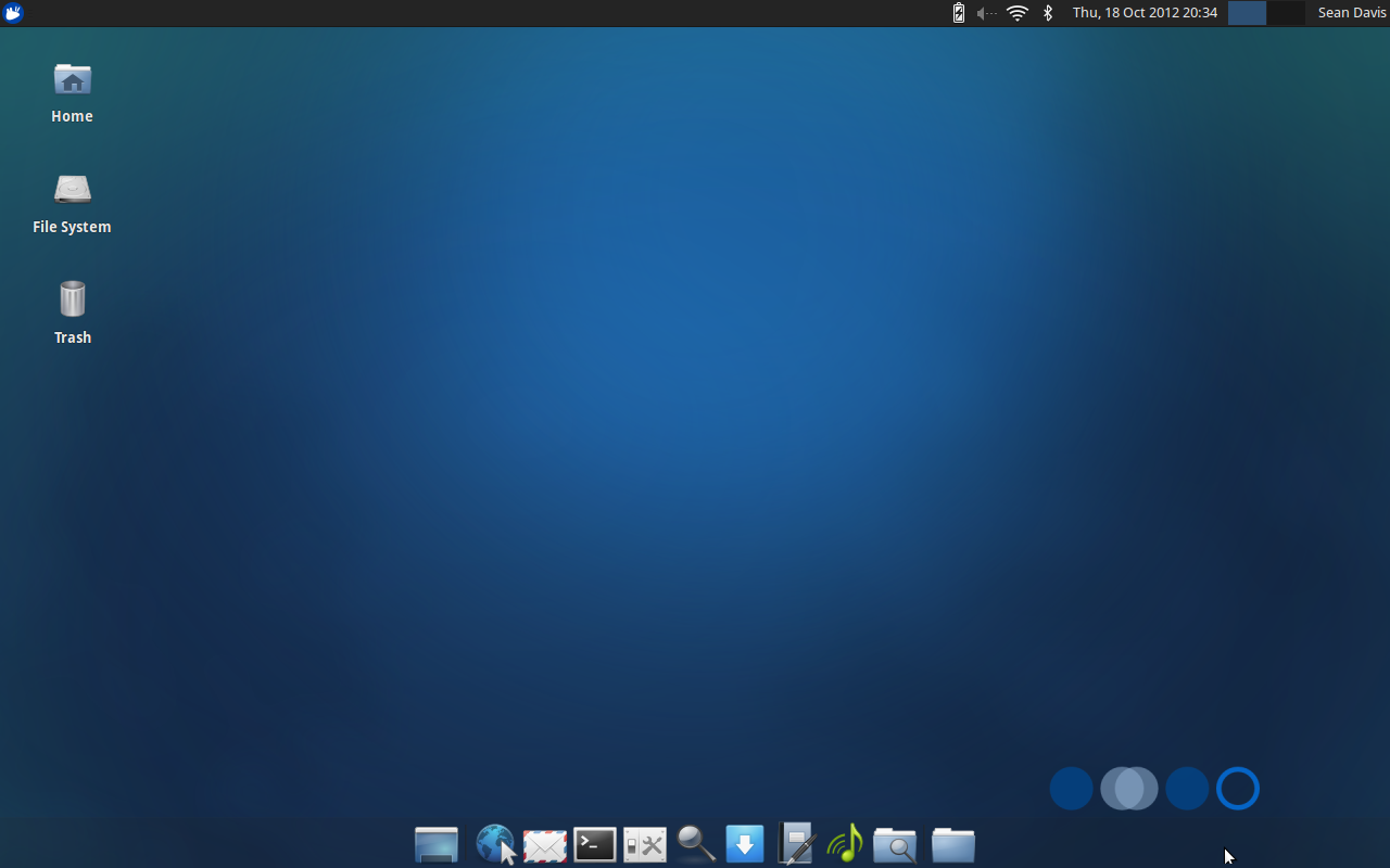 Xubuntu 12.10 Desktop