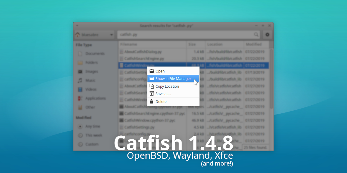 Catfish 1.4.8 Released
