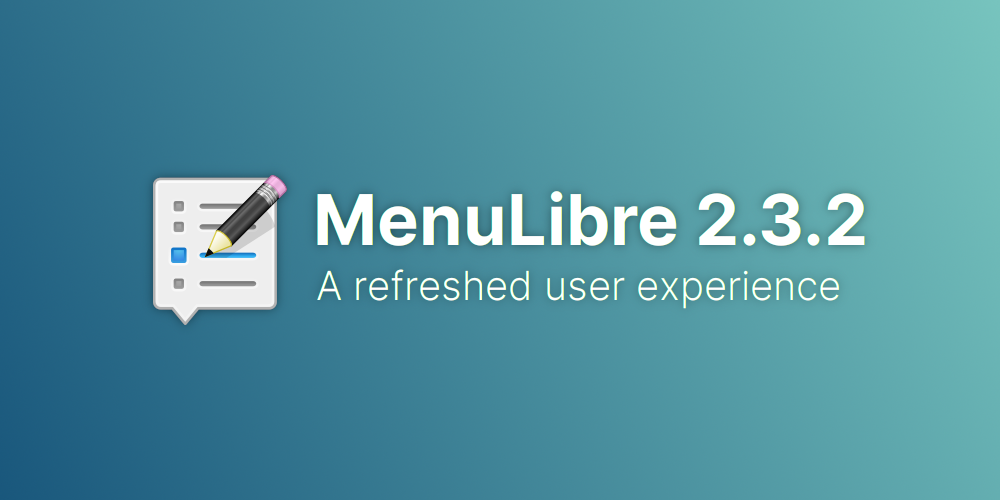 MenuLibre 2.3.2 Released