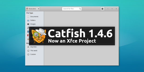 Catfish 1.4.6 Released, Now an Xfce Project