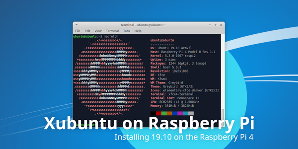 Install Xubuntu 19.10 on a Raspberry Pi 4