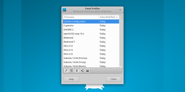 Xfce Panel Profiles 1.0.13 Released